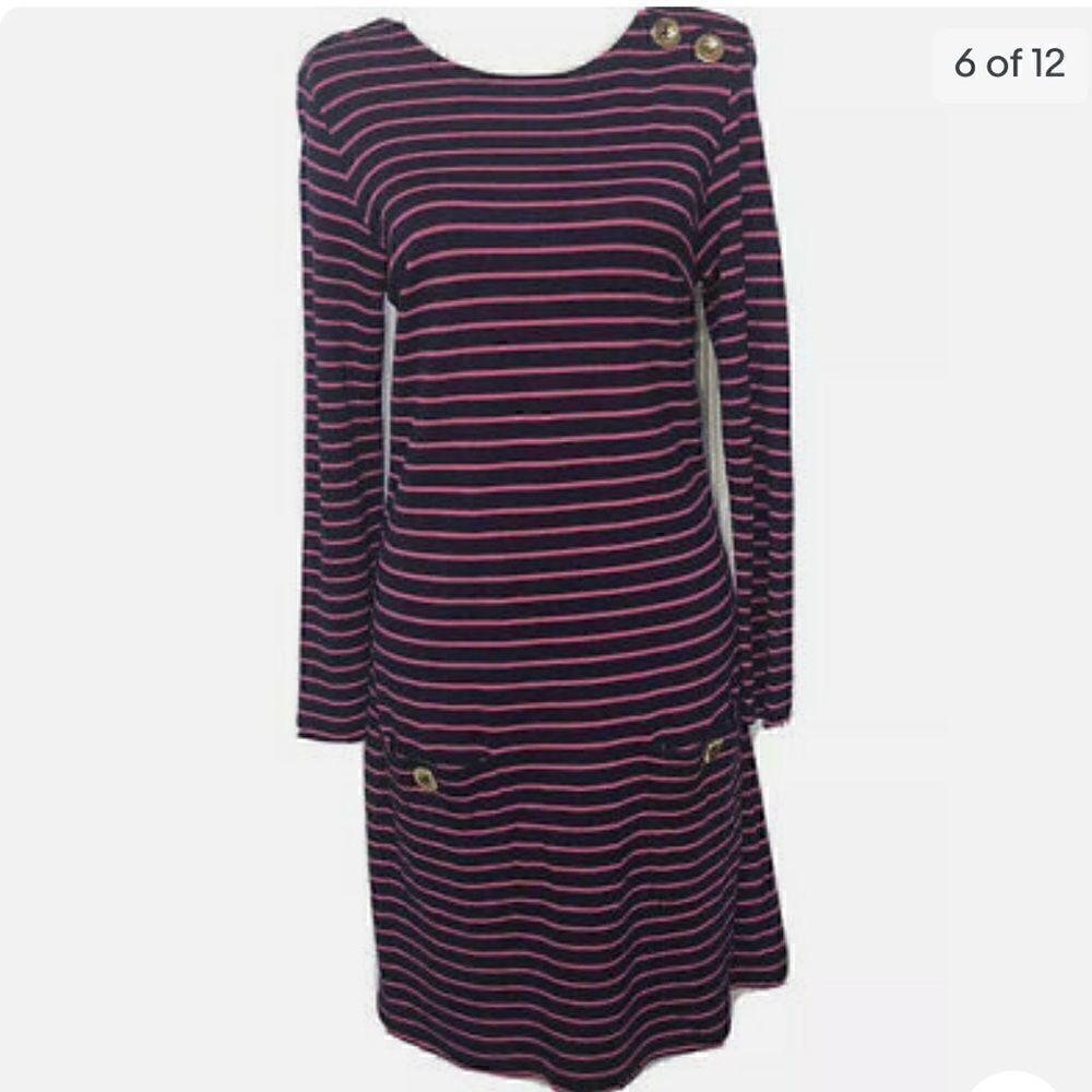 Sail To Sable Sheath Striped Dress - Picture 4 of 7